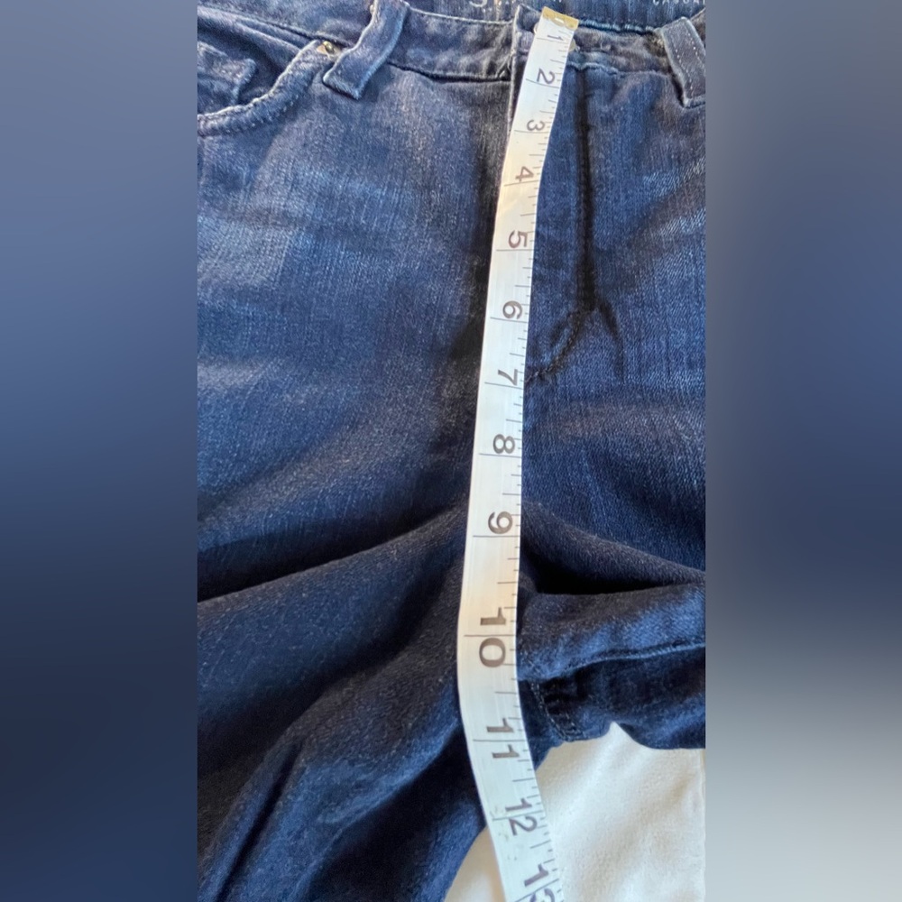 SPANX Blue Ankle Cropped Jeans size 30 NWT - Picture 6 of 9